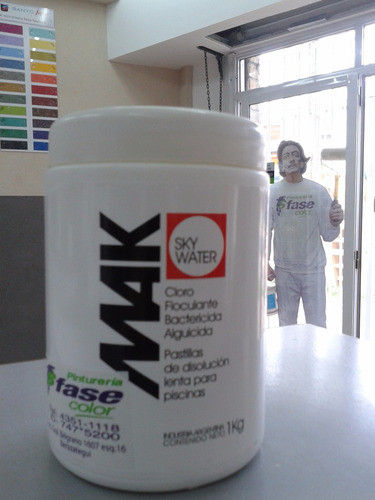 Cloro En Pastilla Triple Acción X 1 K Mak Sky Water 0