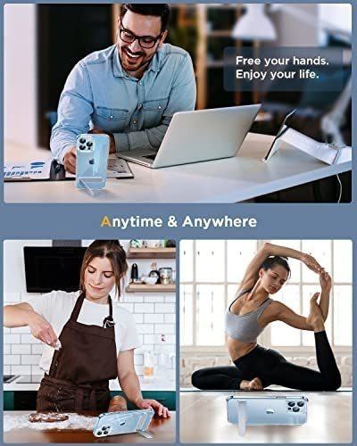 Simtect Carcasa Transparente Para iPhone 13 Pro Max Con Sopo 1