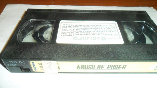 Vhs Abuso De Poder ( Mulholland Falls, 1996) 1