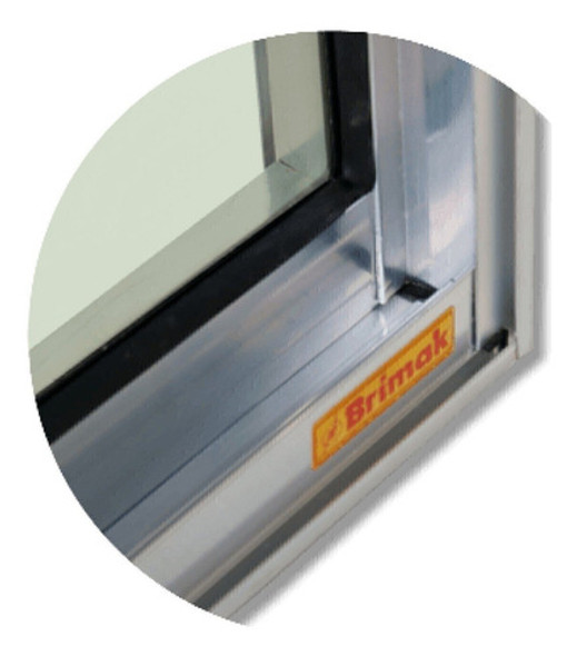 Janela De Aluminio Veneziana De Correr 80x100cm 2 Folhas Wt 1