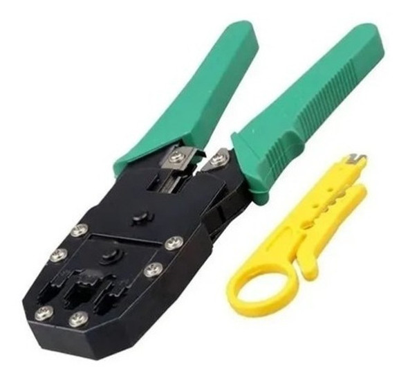 Pinza Crimpeadora Rj9 Rj11 Rj45 Metalica Reforzada Red Utp 1