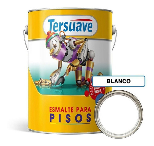 Esmalte Sintetico Pisos Tersuave 1 L Blanco Dimension Color 1
