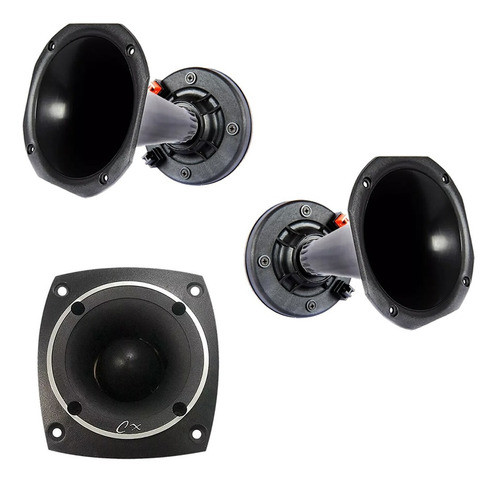 Kit 2 Driver + 2 Boca Corneta + 1 Super Tweeter Compet 450w 0