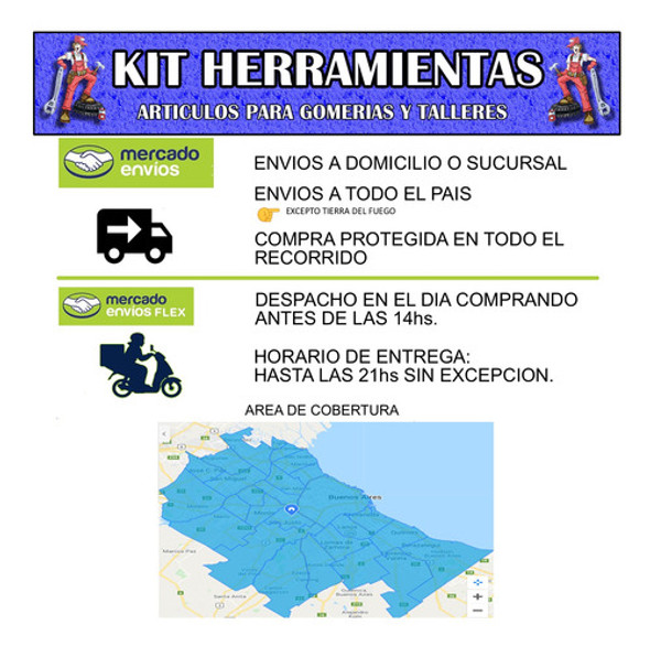 Punta Montada Para Pulidora De Camara Y Cubierta Gomeria A5 1