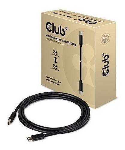 Club3d Cac1164 Mini Displayport 14hbr3 Cable Dp 8k 60hz 2m65 0