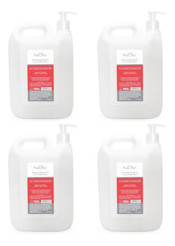 Acond Biohidratante Creatina Teñidos Nov 1900ml Cabello X 4u 0