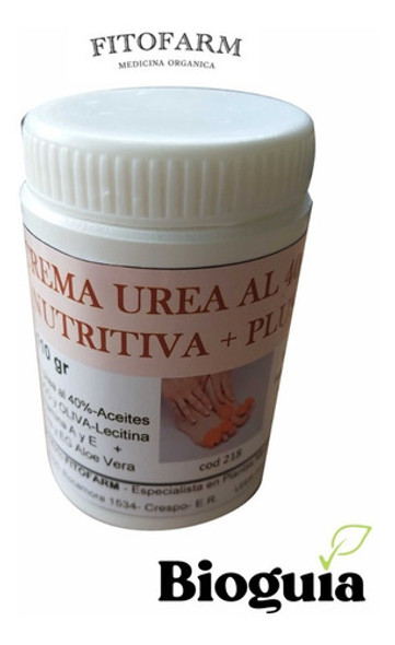 Crema Urea Al 40% Nutritiva + Plus 0