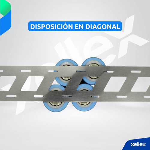 Fleje Diagonal Cinta Niquel Pack Pila Sin Soporte X 5 Metros 1