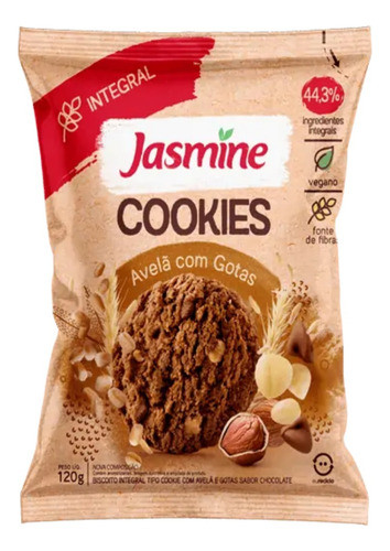 Kit 3 Jasmine Cookie Int 120gr Avela C/choc 1