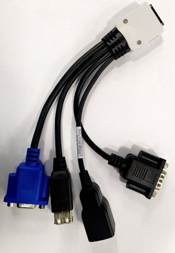 Adaptador Cable Dongle Usb/serial/ethernet/vga 1