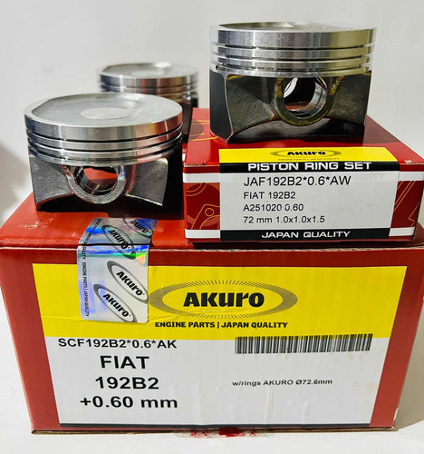 Subconjunto Fiat Evo 1.4 Fire * Akuro* 0.6mm 0