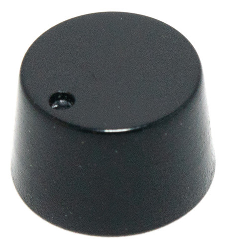 Perilla Potenciometro D16:h10 Eje 4mm 1/2 Caña Negra X1 0
