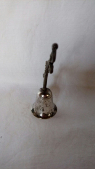 Sino Ou Sineta Antiga Banhada A Prata 1