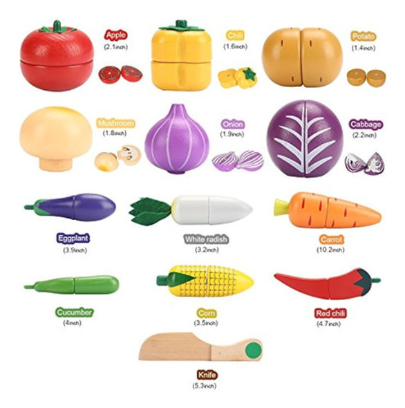 Victostar Magnético Juego De Cortar Frutas 1