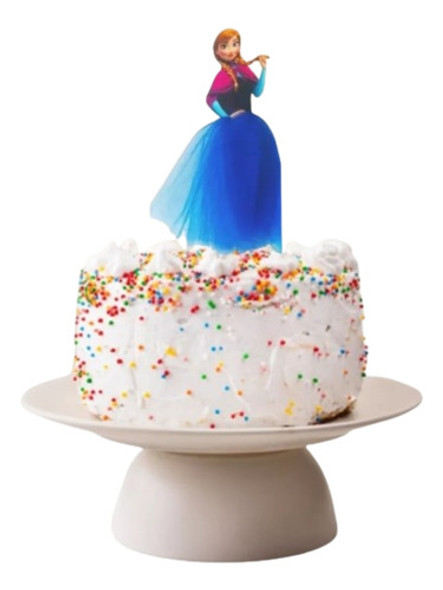 Pincho Topper Cake 25cm. Adorno Para Torta Elsa Frozen 1