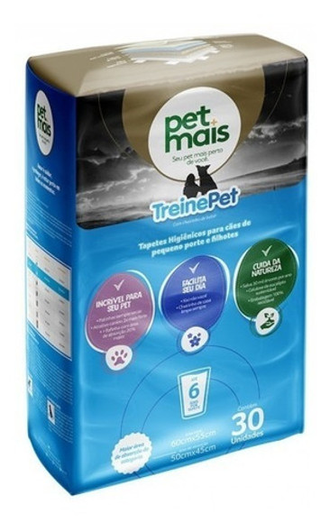 Alfombra Sanitaria Paño Pet Mais® Perros Treinepet X120 Unid 0