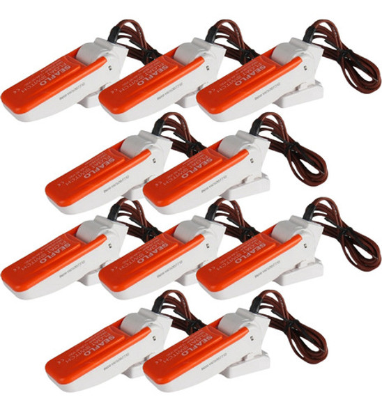 Kit Com 10 Automáticos 20a Seaflo 0