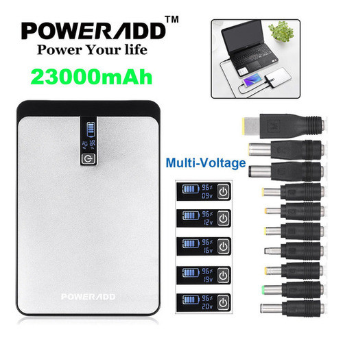 Artículo 23000mah Externo Banco De Energía Portátil 2 Usb Ca 1