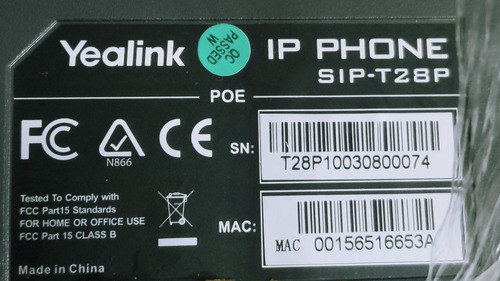 Telefone Ip Yealink Sip T28p 1