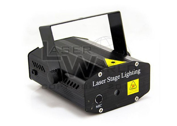 Mini Láser Audiorítmico Verde Y Rojo 8 Figuras (8a) Luces X3 1