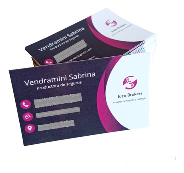 Tarjetas Personales Simple Faz X 200 U. 0