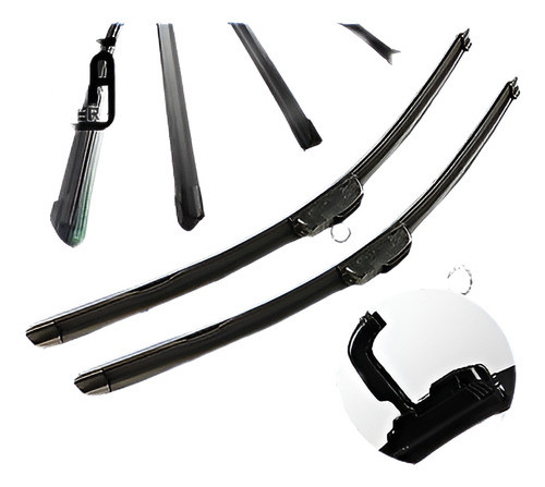 2pcs Para Subaru Outback Legacy Wiper Blades Limpiaparabrisa 0