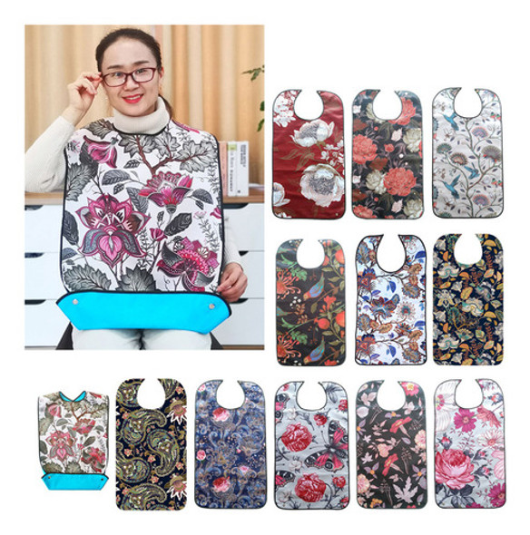 Babete Para Adultos, Impermeável, Anti-óleo, Babador De Merg 1 Babete Para Adultos, Impermeável, Anti-óleo, Babador De Merg 1