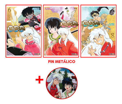 Combo Inuyasha 6 A 8 - Manga - Ivrea 0