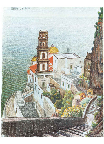 Lamina Fine Art Atrani Escher 15x20 Myc Arte 1