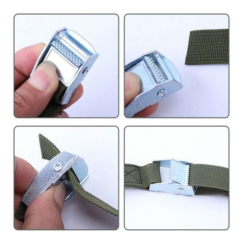 Cinta De Amarre Con Hebilla 2,5 Metros X 1 Pulgada 1