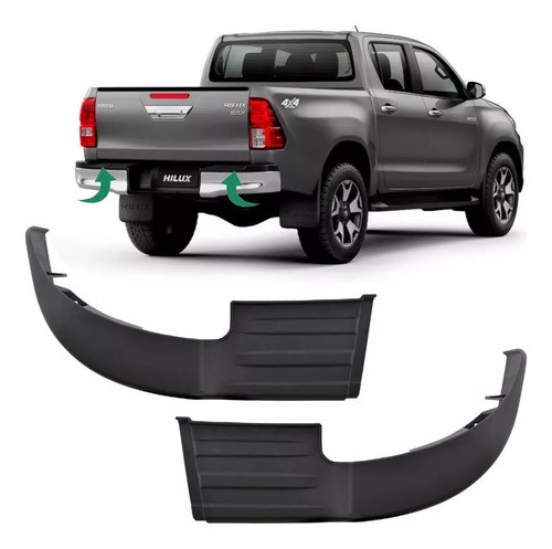 Par Ponteira Pisante Traseiro Hilux Srv 2016 2017 2018 19 20 0