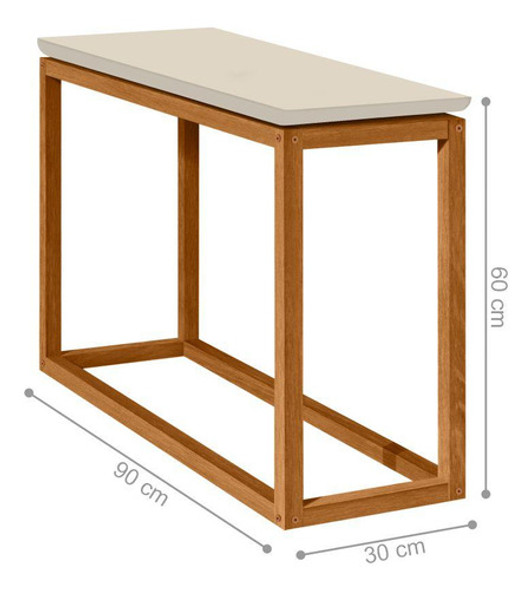 Mesa De Apoio Roma Off White Nature 1