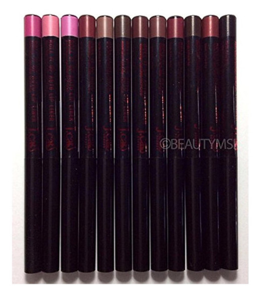 Beauty Roll It Up Auto Lip Pencil Liner Los 12 Colores 0