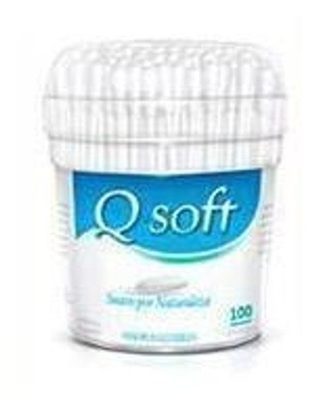 Pack X 24 Unid Hisopos  Pote 100 Un Q.soft Pro 0