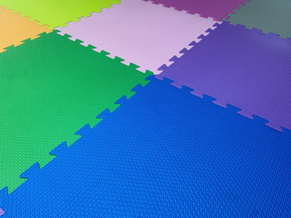 Kit 8 Pçs Tapete Eva Tatame De Encaixe Infantil 20mm 50x50 1