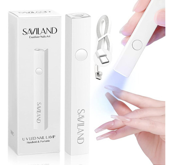 Saviland U V Light For Nails Handheld U V Lamp For Gel Nails 0