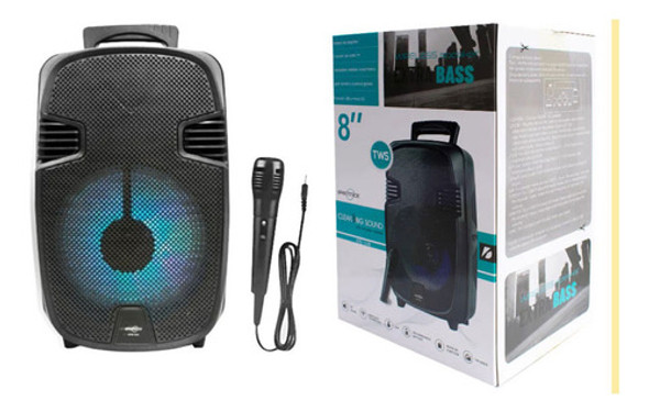 Parlante Activo Portátil Bluetooth Gts1248 8   Con Micrófo 1