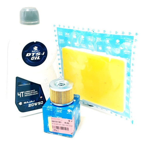Combo Aceite Filtro Aceite/aire Bajaj Rouser 135 0