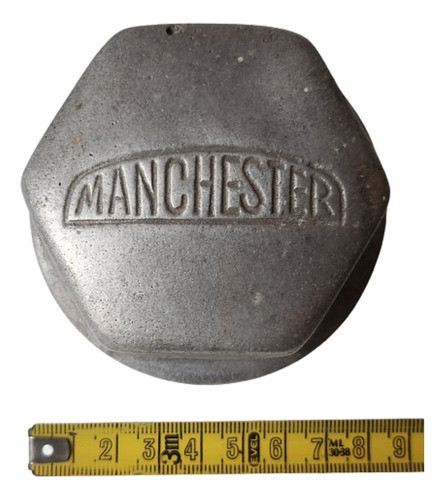 Taza Grasera Manchester. Excelente Estado. De Aluminio 0