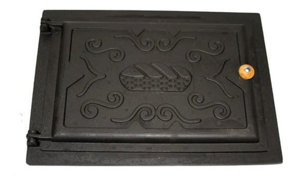 Porta Do Forno De Ferro Fundido Pra Fogão A Lenha Grande 1