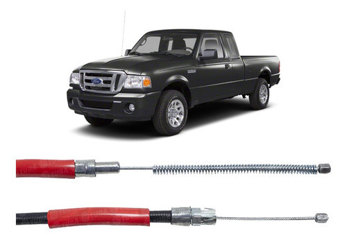 Cabo Freio Traseiro Direito Ford Ranger 2260mm 8648 Tuba 1