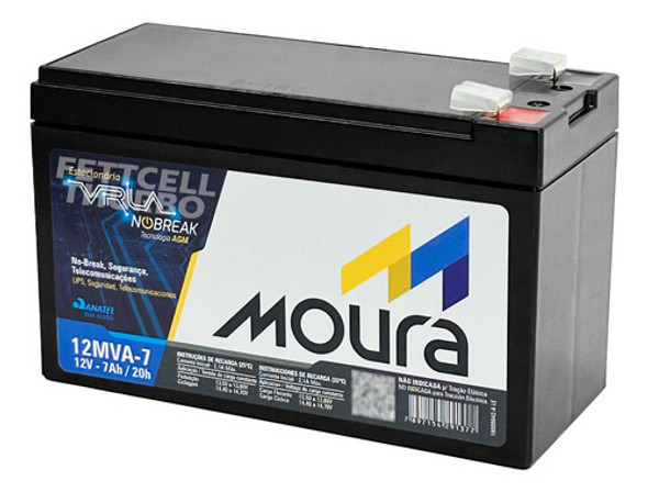 Bateria Para Pulverizador Elétrico Brudden Ss20-b Moura 12v 0