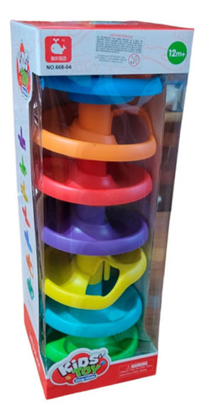 Juguete Infantil De Rampa De Anillos Con Pelotitas - Vaj 0