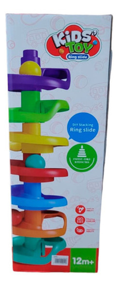 Juguete Infantil De Rampa De Anillos Con Pelotitas - Vaj 1