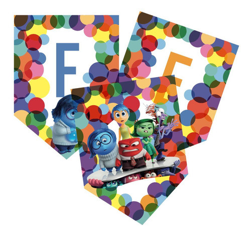Banderin Feliz Cumple Intensamente 2 Inside Out 2 0