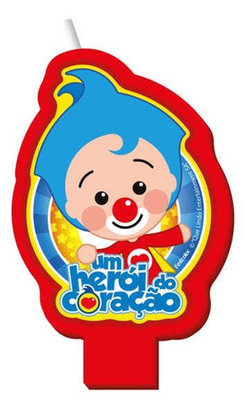 Vela Um Herói Do Coração Para Bolo - Aniversário E Festa 0