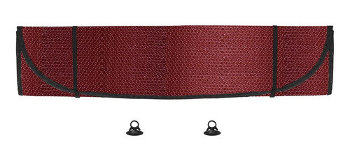 Parasol Univ Parabrisas Metalizado Grande Rojo 1