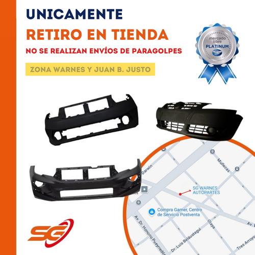 Paragolpe Trasero Gol Trend G5 2008 2009 2010 2011 2012 1