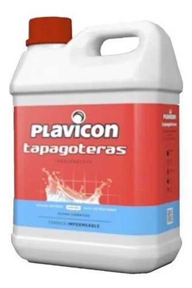 Tapagoteras Transparente Impermeable X 5 Lts Plavicon 0
