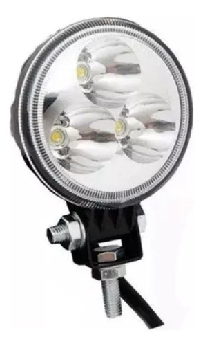 Led Blanca Auxiliar Redondo 35mm 3 Led 3 Pulgadas 12w Auto 0